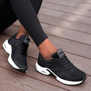 Aurélia - Foot-Supportive Trainers in Unique Colourways Black Shoes