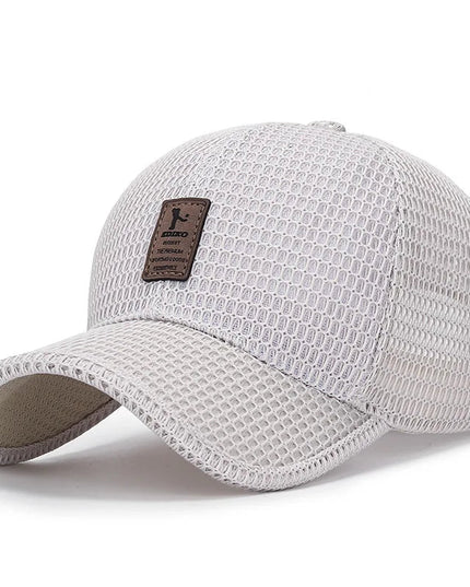 Breathable Mesh Cap Khaki Summer accessories