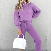 Mindy™ 2-Piece Women's Loungewear Set – Elegant & Comfortable Tracksuit Lavender Group2502