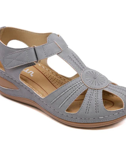 Nadia™ | Orthopedic Sandal Gray Shoes & Sandals