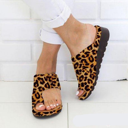 Summer Breeze Shock-Absorbing Sandals Leopard print Orthopedic Sandals