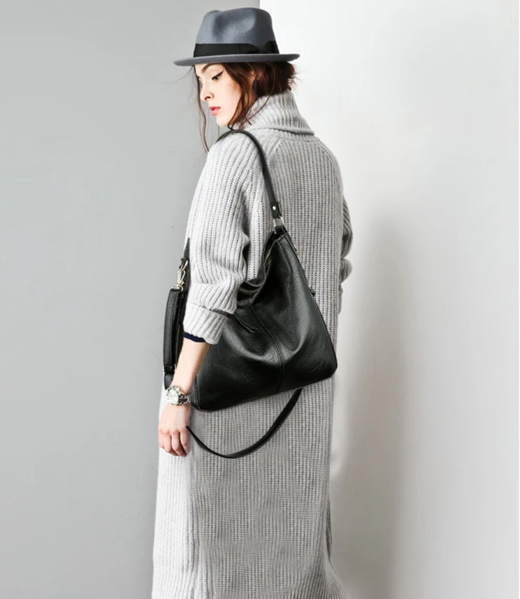 Vintage Leather Hobo Bag Handbags
