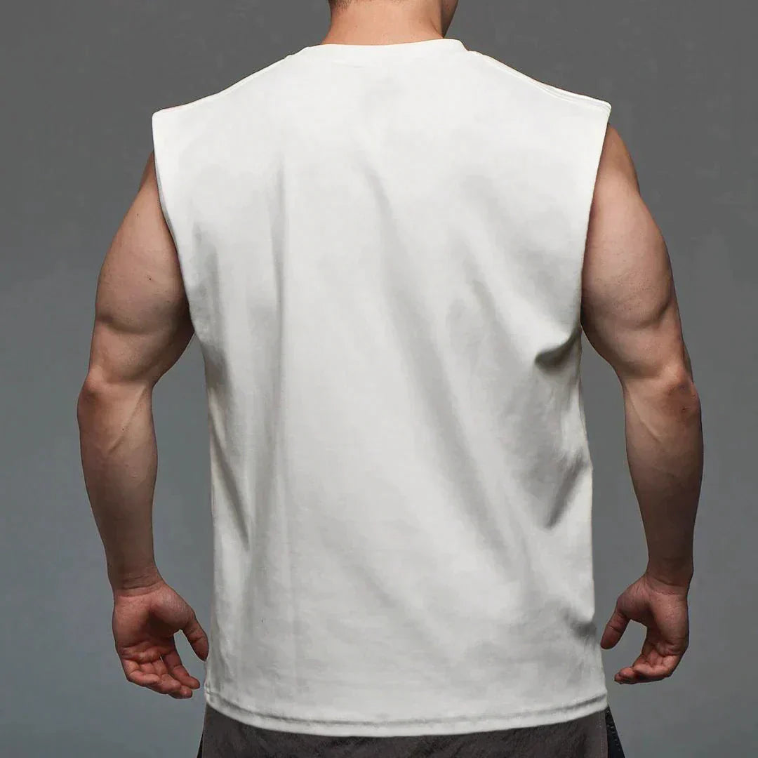Men's Basic Tank Top with Crew Neck - OKOHOKO™ FASHION