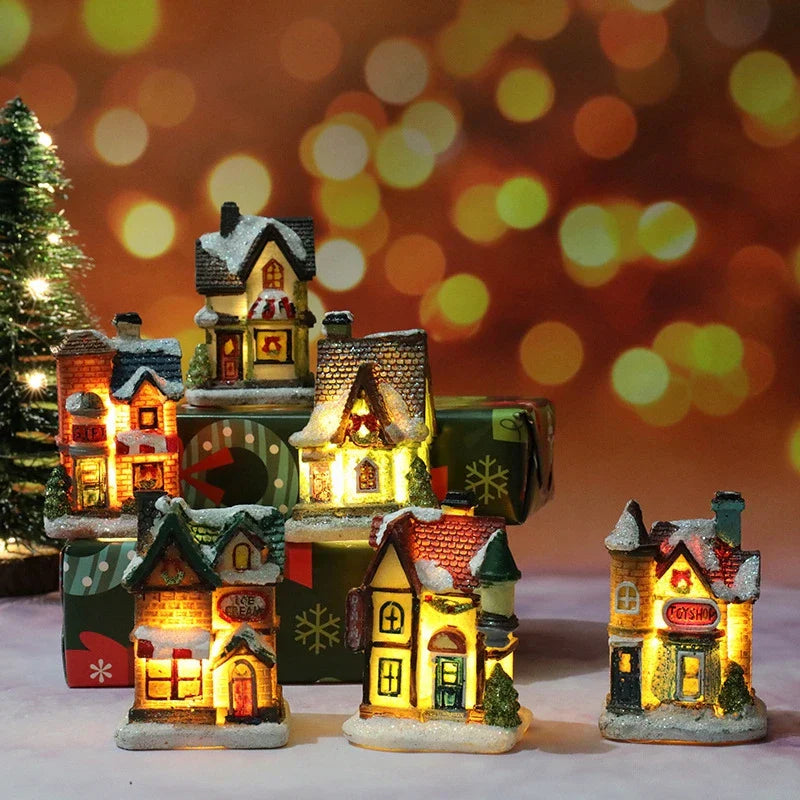 Christmas Night Light LED House Lamp Accessories