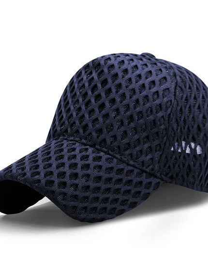 Diamond Weave Cap Navy Blue
