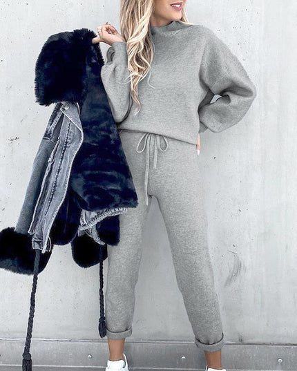Mindy™ 2-Piece Women's Loungewear Set – Elegant & Comfortable Tracksuit Gray Group2502