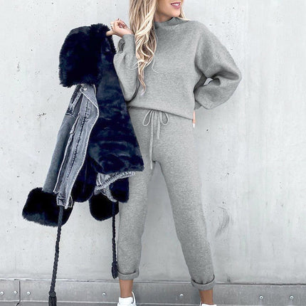 Mindy™ 2-Piece Women's Loungewear Set – Elegant & Comfortable Tracksuit Gray Group2502