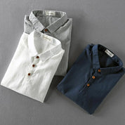 Premium Cotton Linen Shirt - Stylish and Comfortable