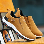 Orthopedic Men's Walking Shoes Beige Shoes