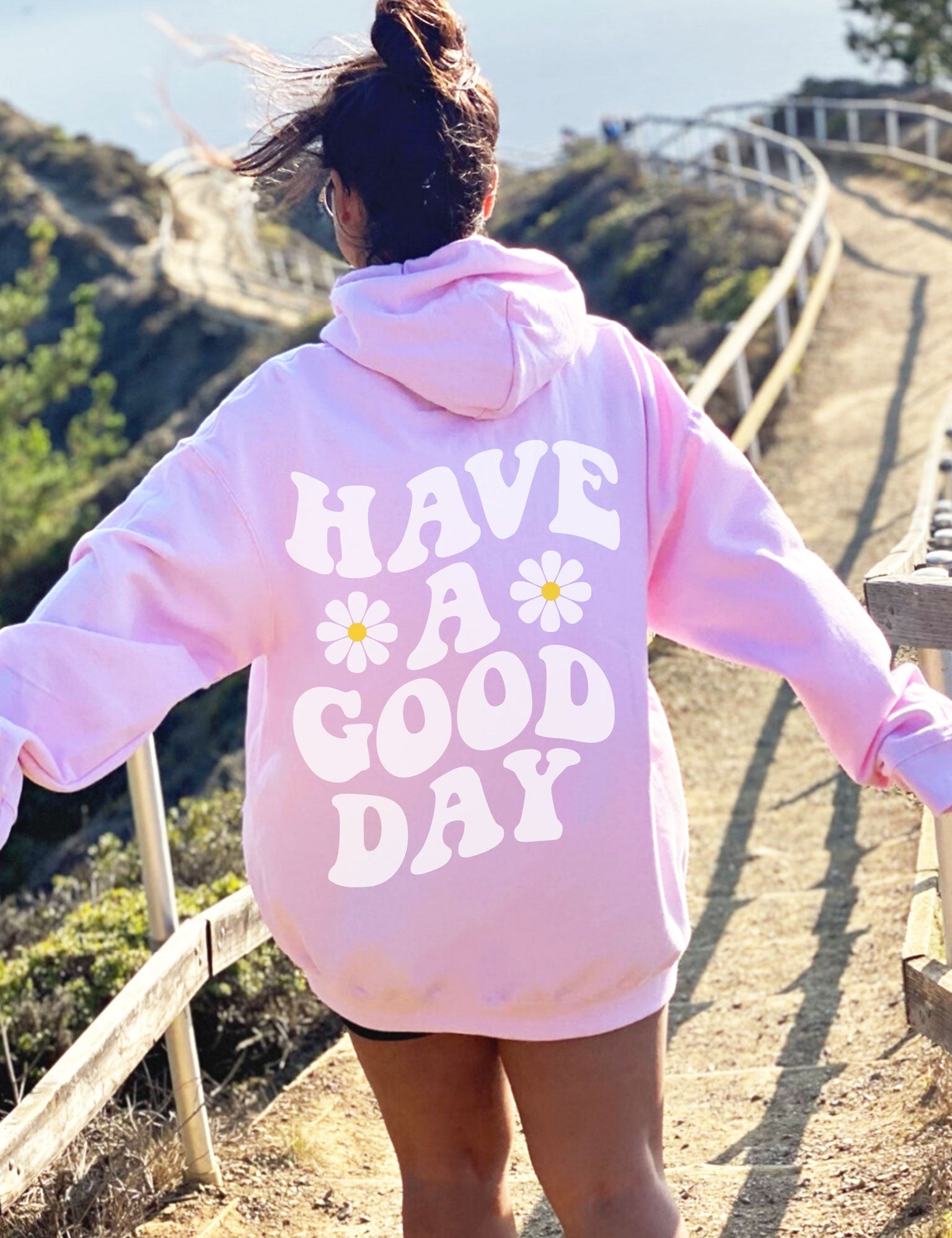 Polly - Oversized Hoodie Light Pink Hoodie