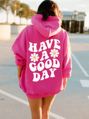 Polly - Oversized Hoodie Pink Hoodie