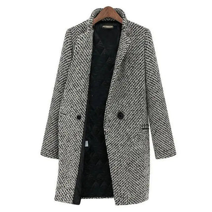 Lauren | Elegant Everyday Coat Monochrome Chic