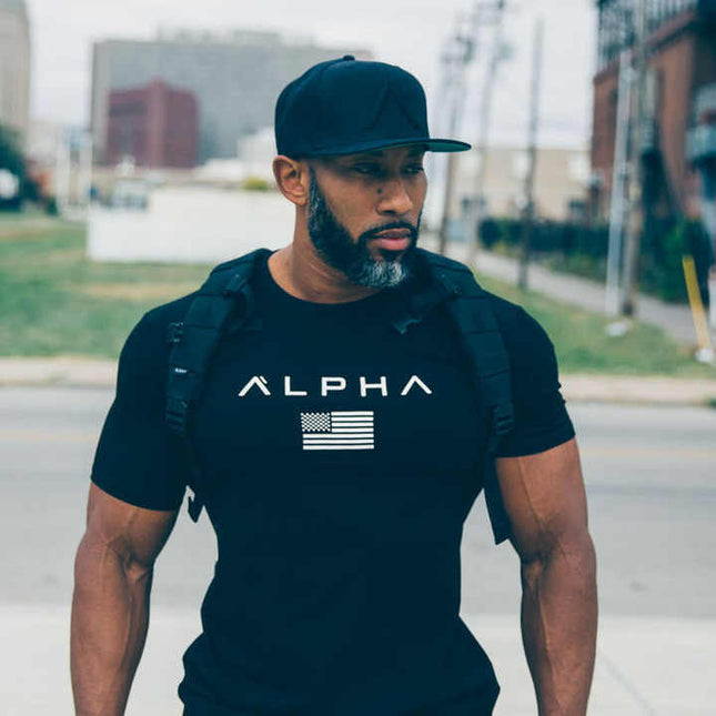 Men's Fitness T-shirt Sports Short-sleeved Top T-Shirts