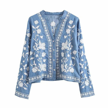 Eliza | Denim Bloom Sky Blue