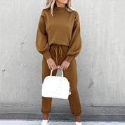Mindy™ 2-Piece Women's Loungewear Set – Elegant & Comfortable Tracksuit Koffee Group2502