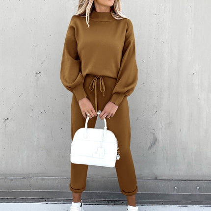 Mindy™ 2-Piece Women's Loungewear Set – Elegant & Comfortable Tracksuit Koffee Group2502