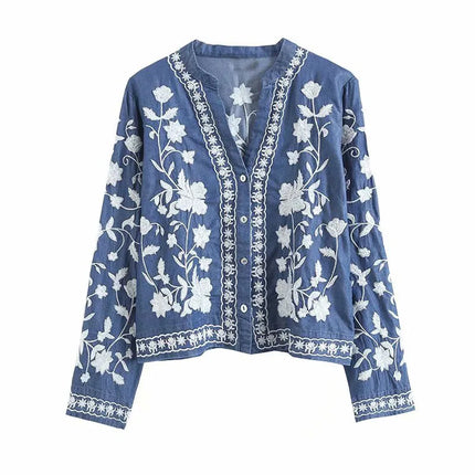 Eliza | Denim Bloom Blue