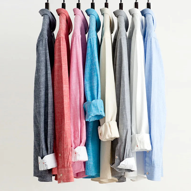 Timeless Button-Up Shirt for All-Day Comfort Men Shirts