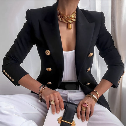 Women's Tailored Hedy Blazer Black Blazer