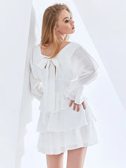 Jordan | V-neck Flared Curve-Enhancing Mini Dress Dress