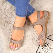 Women's Orthopedic Summer Sandals with Velcro Straps Orthopedic Sandals