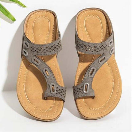 Women's Orthopedic Summer Sandals Gray Orthopedic Sandals