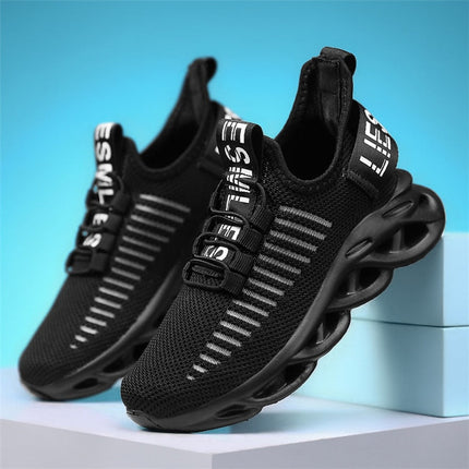 Koala Grips | Kids Non-Slip Sneakers Black Kids Shoes
