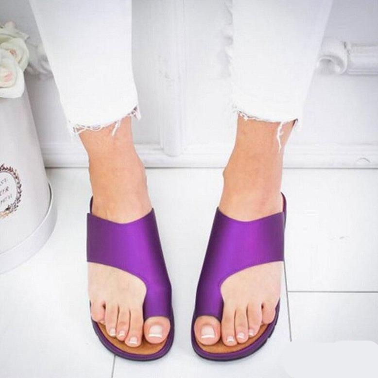 Summer Breeze Shock-Absorbing Sandals Purple Orthopedic Sandals
