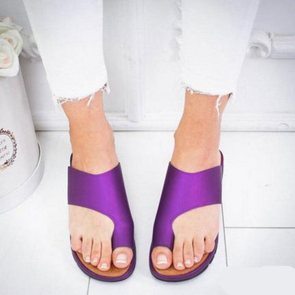 Summer Breeze Shock-Absorbing Sandals Purple Orthopedic Sandals