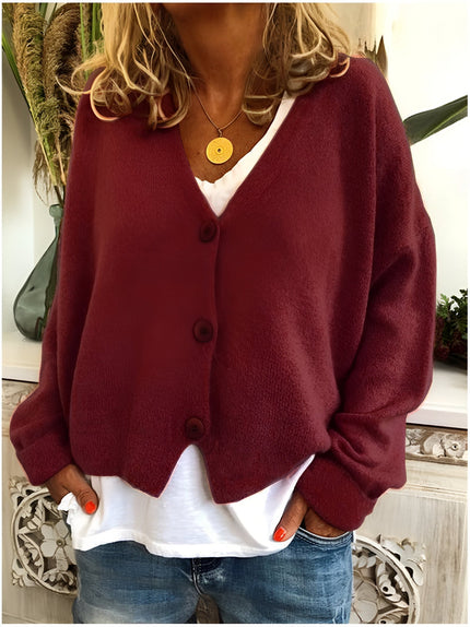 Geneva | Premium Cardigan Bordeaux