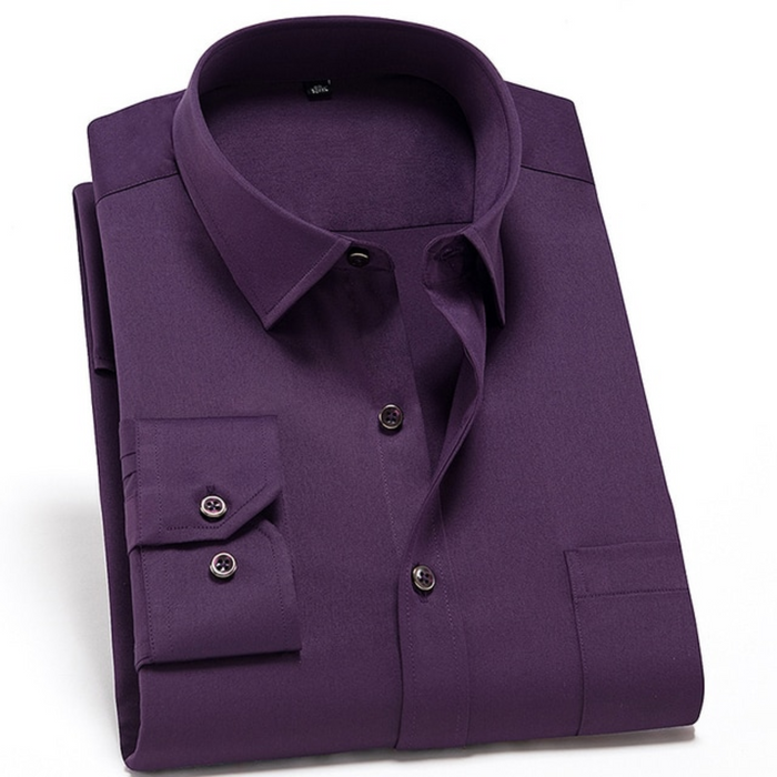 Men's Stretch Comfort Dress Shirt Purple Shirts