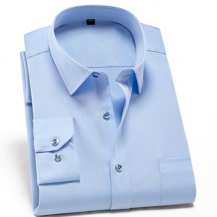 Men's Stretch Comfort Dress Shirt Light blue Shirts