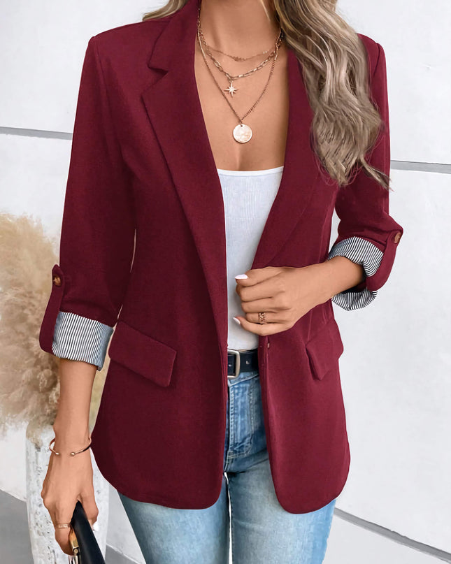 Jennifer | Elegant Blazer Red Elegant Blazer