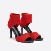 Peep-Toe High Heel Sandals Sandals