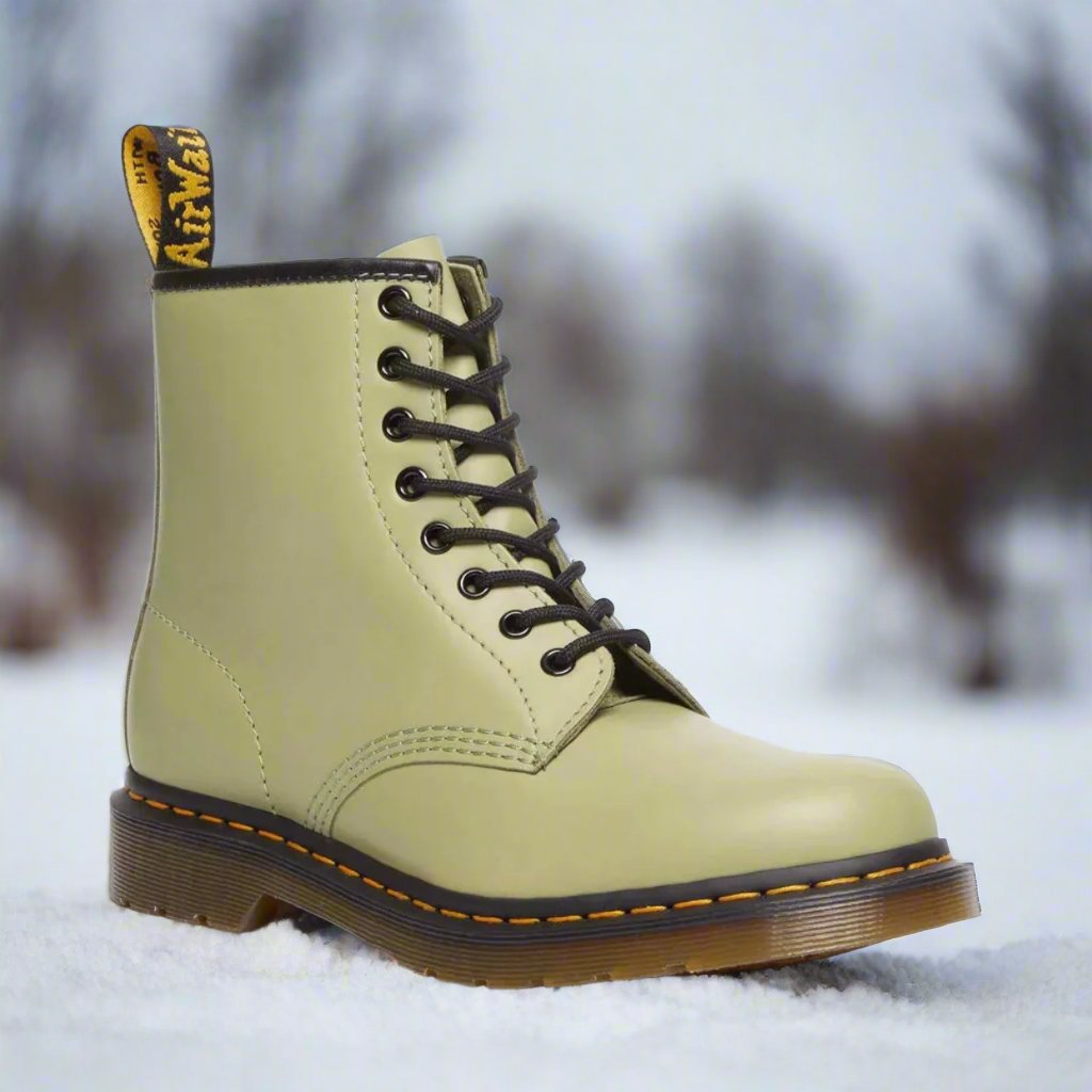 Aria Lace-Up Ankle Boots Mint Green Boots