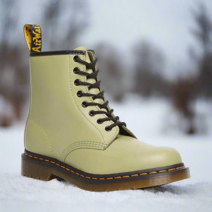 Aria Lace-Up Ankle Boots Mint Green Boots