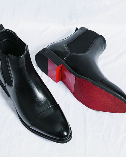 Dante Premium Leather Chelsea Boots for Timeless Elegance Black Boots