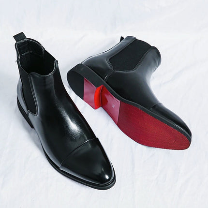 Dante Premium Leather Chelsea Boots for Timeless Elegance Black Boots