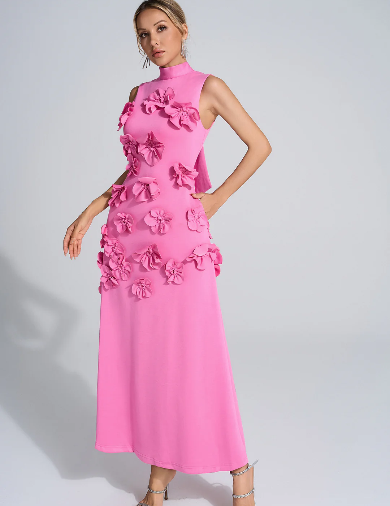Mariana™ | Posture-Improving Flower Embossed Dress Dress
