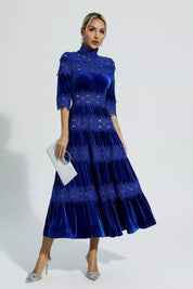 Noelle™ | Heavy Hollow Embroidery Thigh-Slimming Dress Dresses