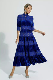 Noelle™ | Heavy Hollow Embroidery Thigh-Slimming Dress Dresses
