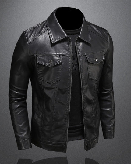Giani | Leather Jacket Men Jacket
