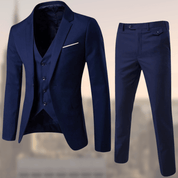 Alexander | Three-piece Gentlemen Costume Dark Blue