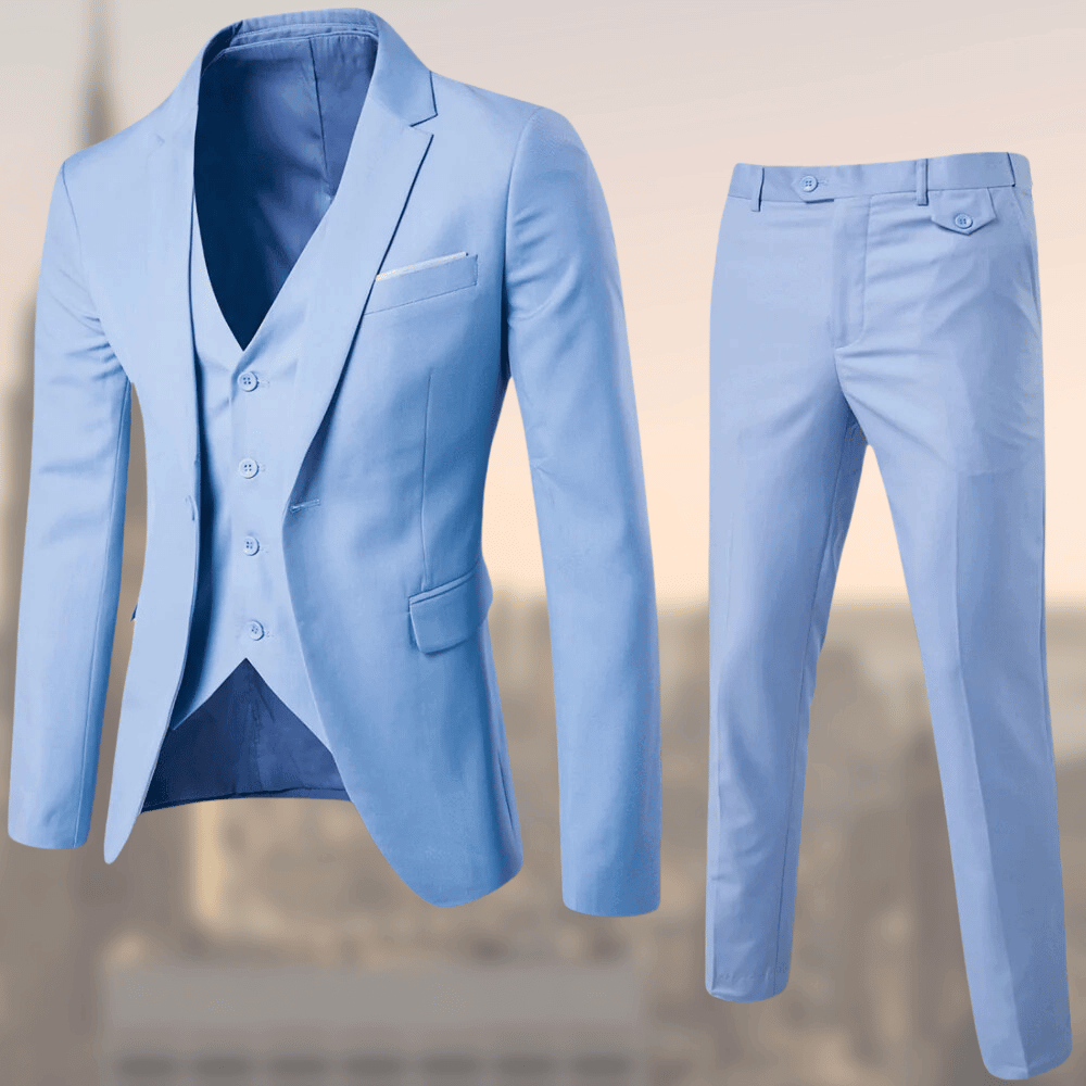 Alexander | Three-piece Gentlemen Costume Pale Gray
