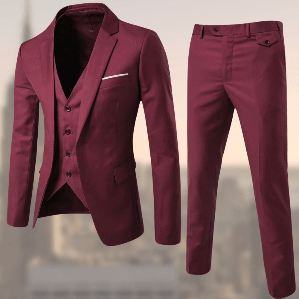 Alexander | Three-piece Gentlemen Costume Red