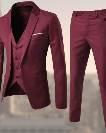Alexander | Three-piece Gentlemen Costume Red