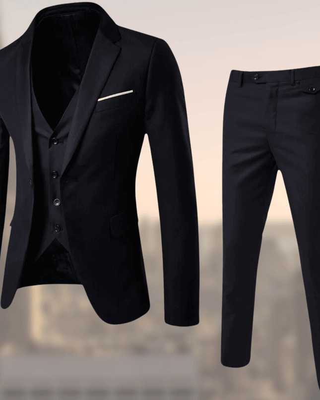 Alexander | Three-piece Gentlemen Costume Black