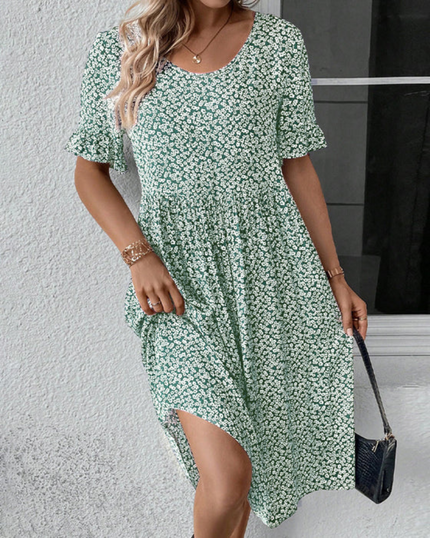 Audrey | Summer Dress Green Dresses