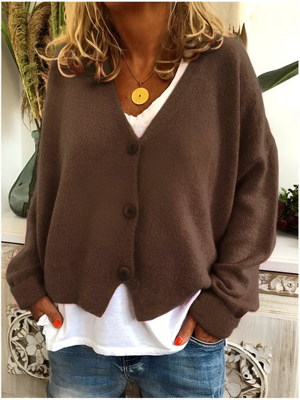 Geneva | Premium Cardigan Brown