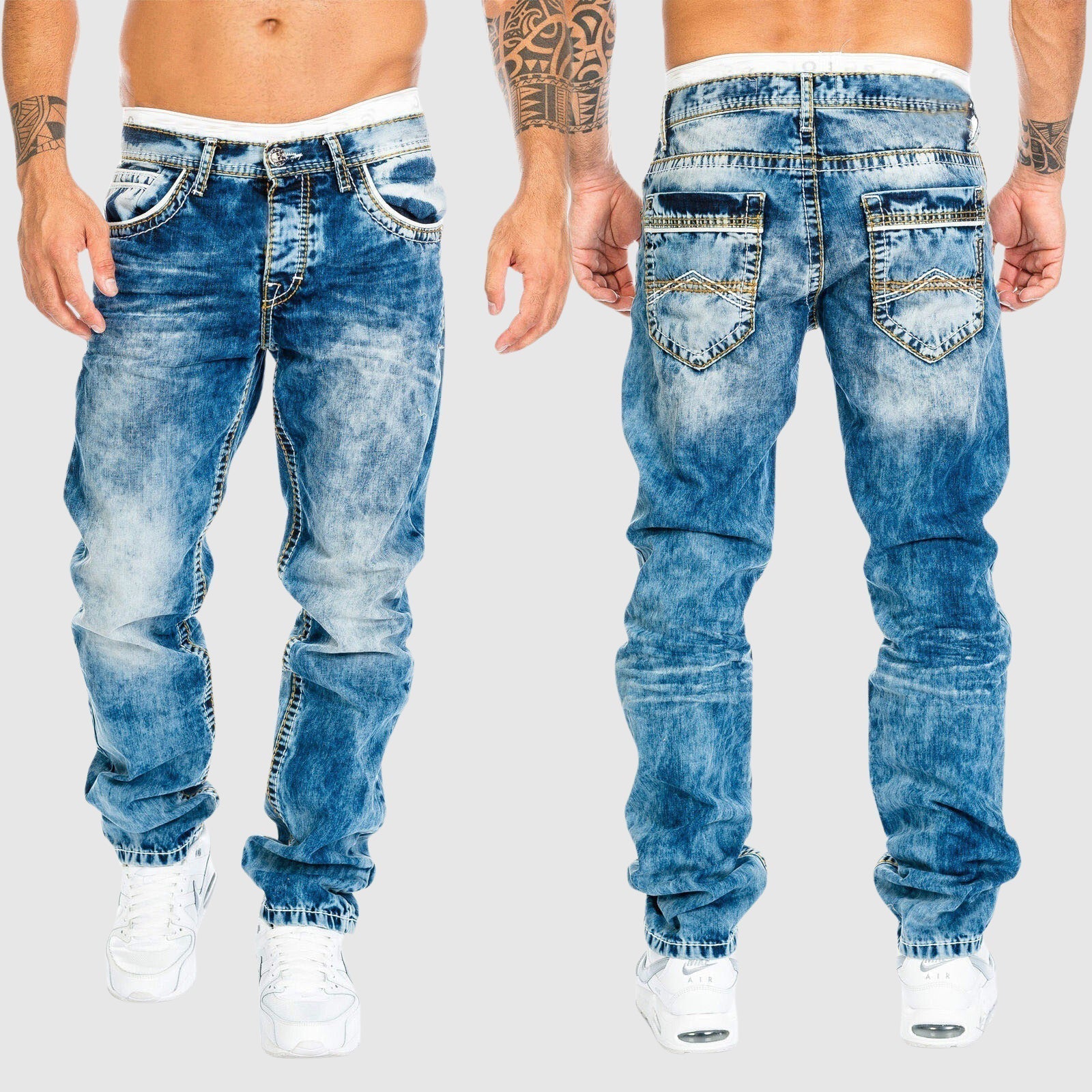 Reed | Denim Jeans Dark Blue TROUSERS